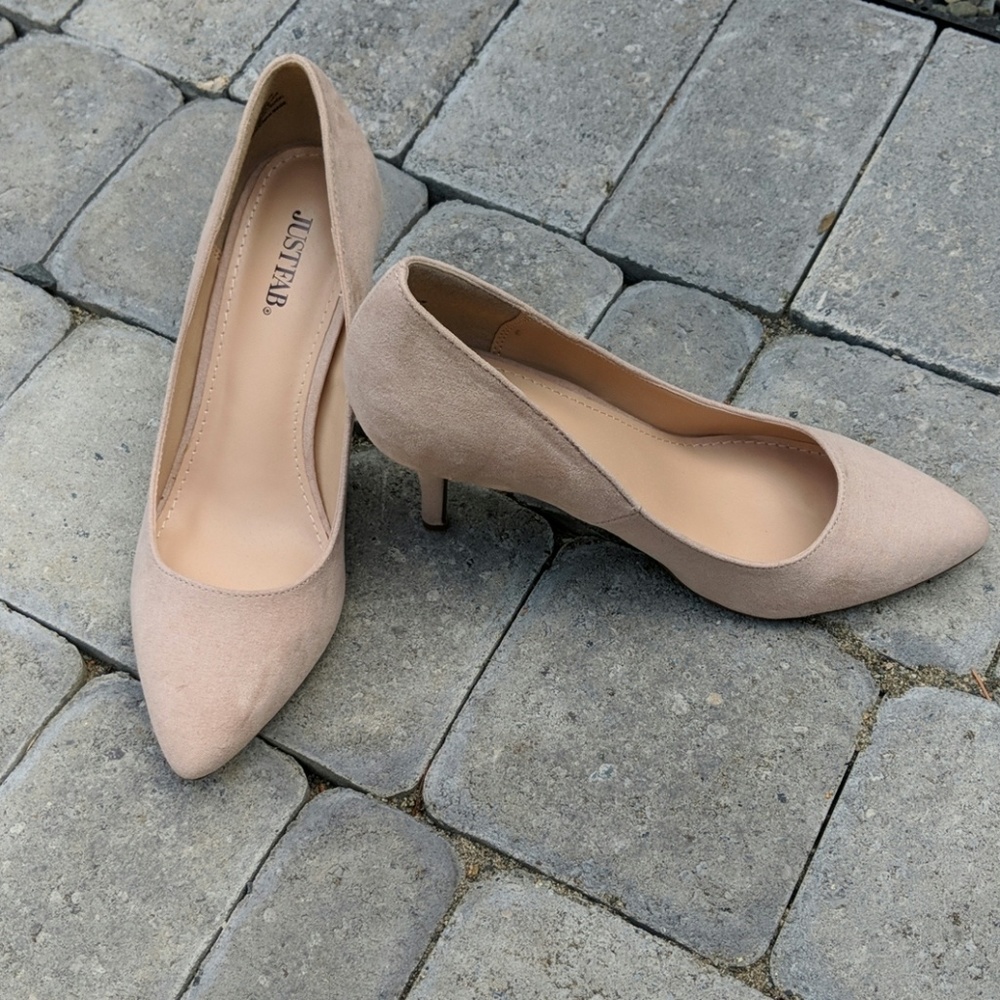 Cream heels